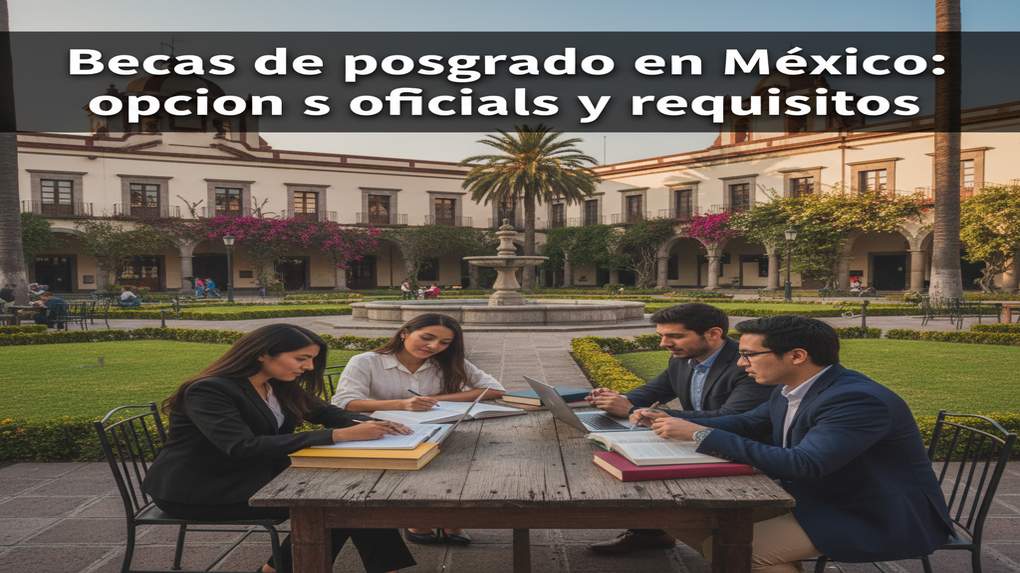 Becas de posgrado en México: opciones oficiales y requisitos