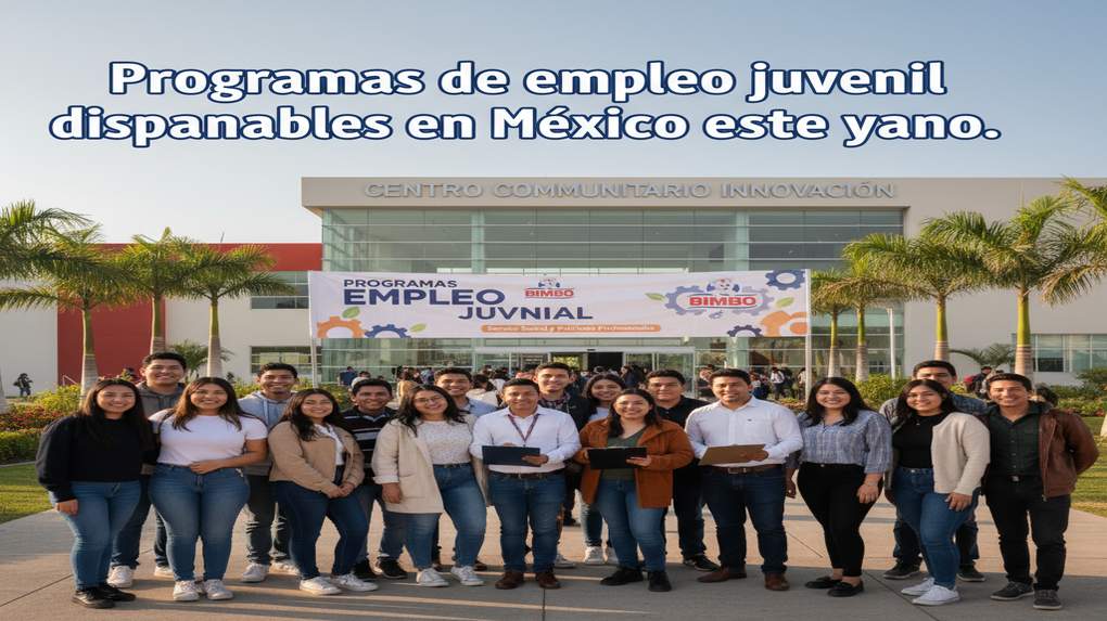 Programas de empleo juvenil disponibles en México este año