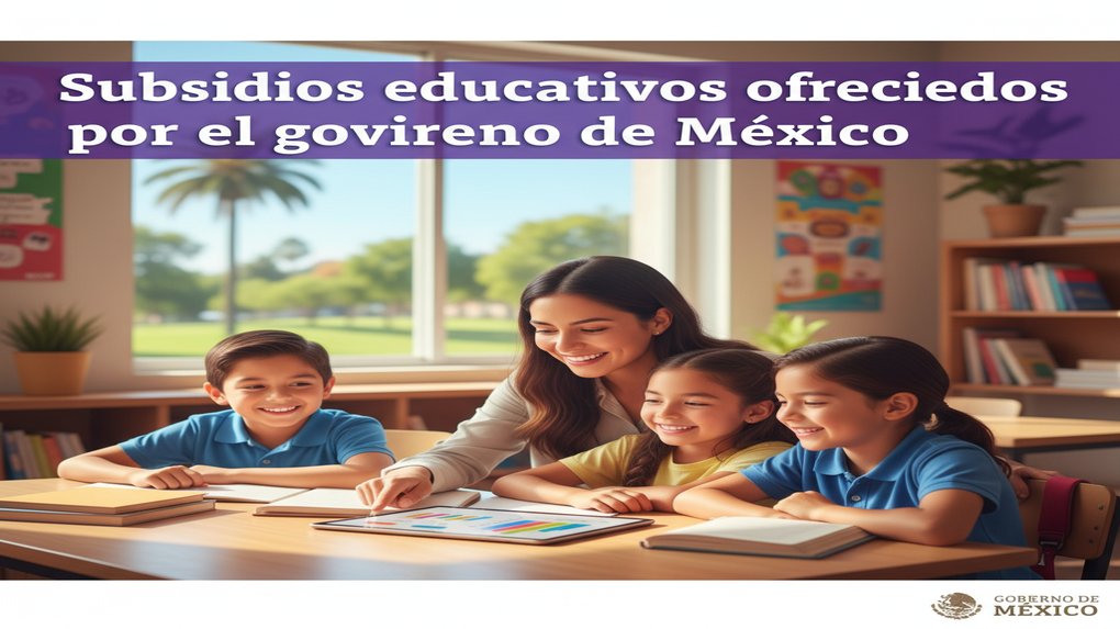 Subsidios educativos ofrecidos por el gobierno de México