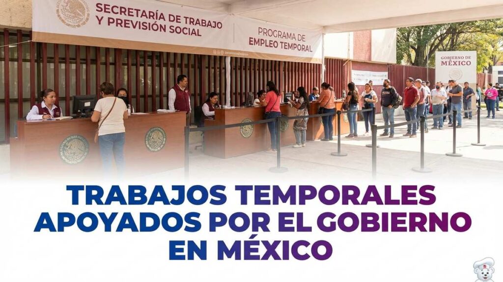 Trabajos temporales apoyados por el gobierno en México
